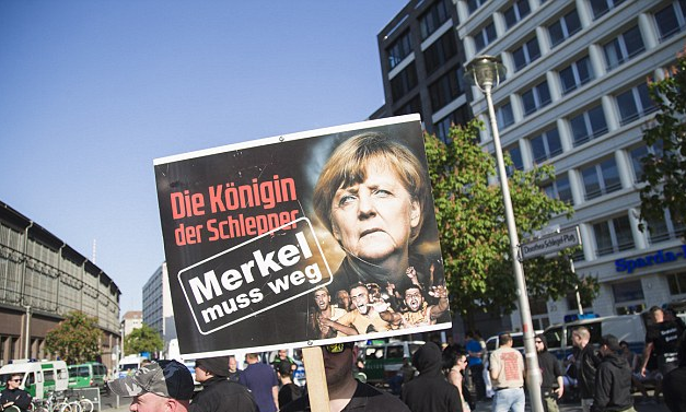 'Merkel must go' march in Berlin