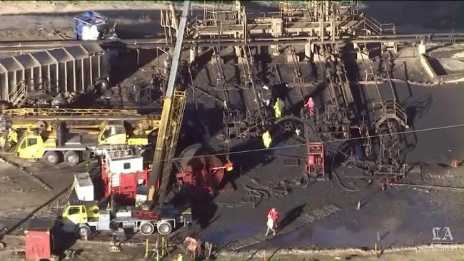 LA gas well could be catastrophic: Residents warned to prepare for a massive explosion as huge crater forms around wellhead