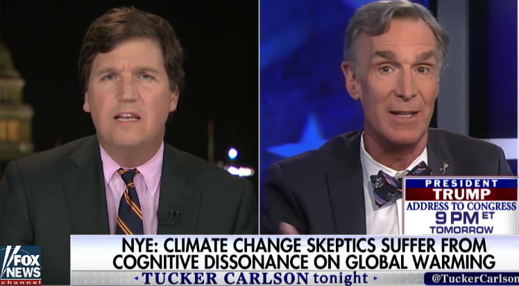 Bill Nye earns an “F” in climate change science… can’t even answer basic questions on live TV