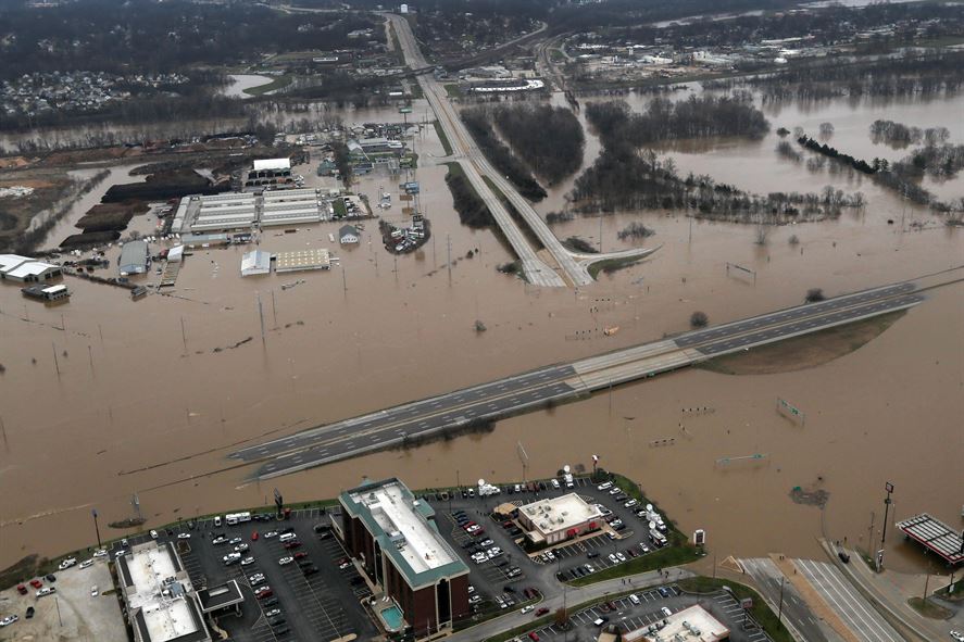 Real-life prepper moment: Midwest flooding shutting down roads and highways, making it impossible to restock store shelves