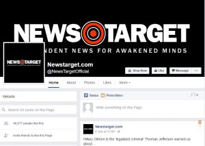 Newstarget FB page