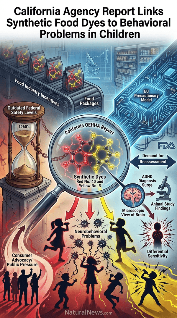 Reputation Food California Agency Report Links Synthetic Food Dyes to Behavioral ...
