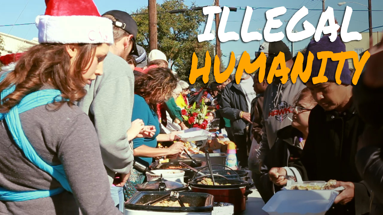 Armed Activists Defy City Ordinance to Feed Homeless in Texas