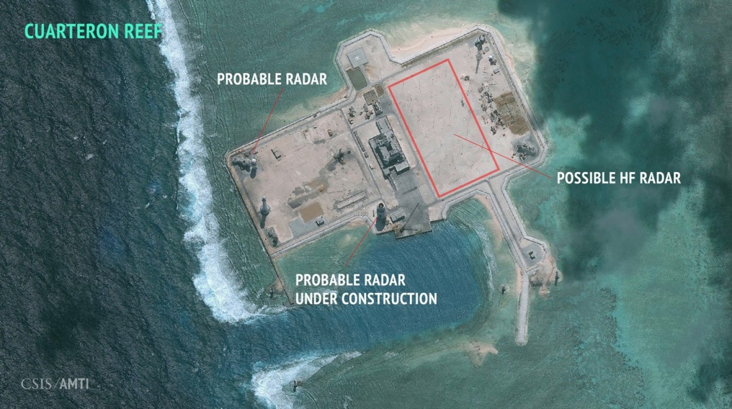 Is China building a high-tech radar system on a disputed South China Sea isle?
