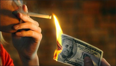 Cigarettes burning up your money? When stress hits, we have many, many solutions …