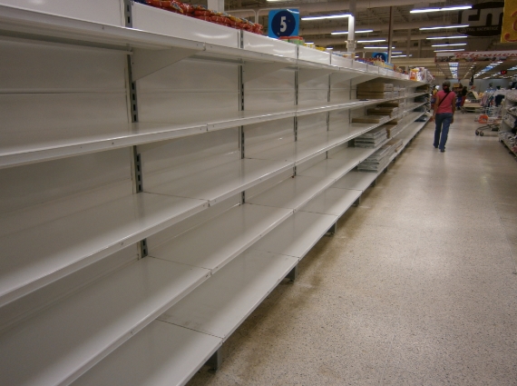 Venezuela’s citizens desperately stockpiling food and water as civil war tipping point draws near