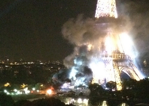 Terror in France: At least 60 dead and 100 injured, fire at Eiffel Tower