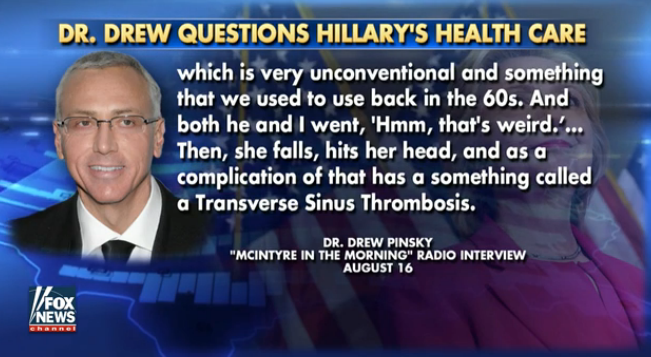 Out of Nowhere: Drew Speaks the Truth on Hillary Clinton’s Bad Health