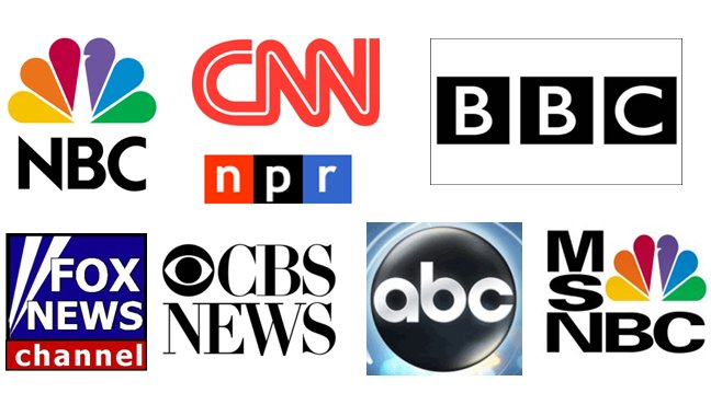 Only six mega-corporations control the mainstream media which “programs” people up to 10 hours a day