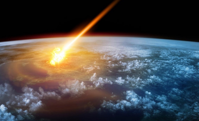 A single asteroid hit in the Atlantic ocean could generate a Fukushima-sized tsunami wave causing nuclear meltdowns in 13 nuclear facilities along the East Coast