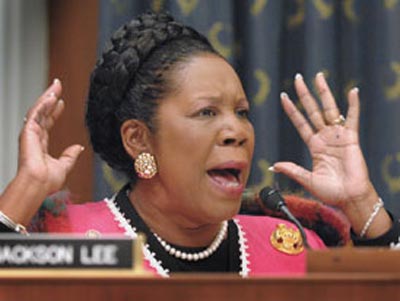 Rep. Sheila Jackson Lee’s reverse racism gets even funnier as it emerges the white woman she bumped off the plane is a human rights journalist