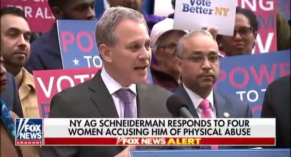American Pravda media uses NY AG Schneiderman’s disgraceful violence against women in partisan crusade to bash… Trump
