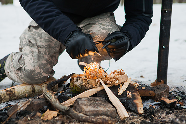 For the survivalist prepper: How to build a fire AND remain hidden in the wild