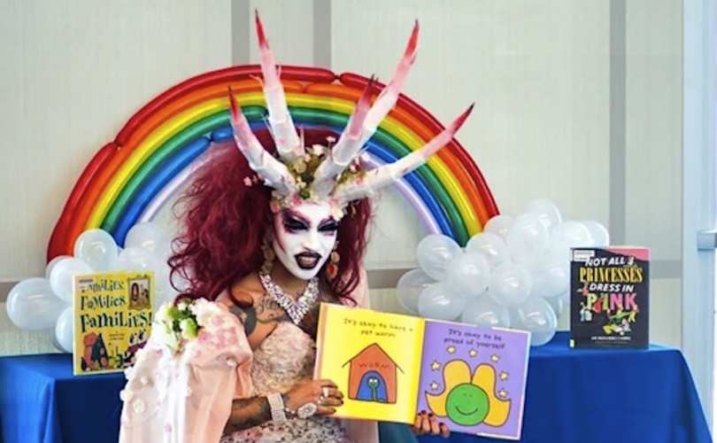 American Library Association approves transgender demon-garbed liberals reading books to little children