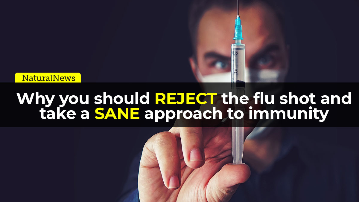 Why you should REJECT the flu shot and take a SANE approach to immunity