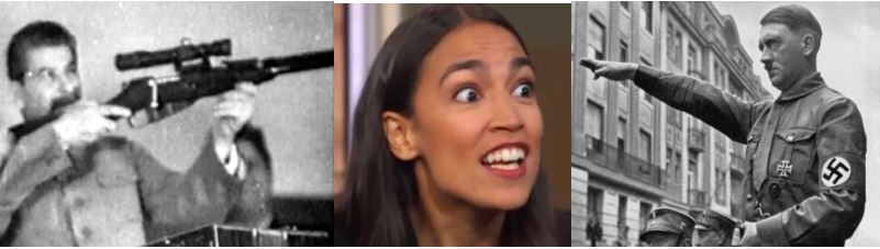 HORRIFIC VISIONS: The 5- and 10-year “National Socialist” plans of Stalin, Hitler, and Ocasio-Cortez are really just evil communist plots for absolute government tyranny