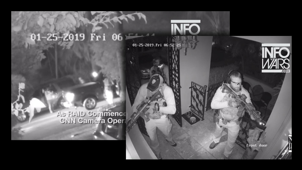 BREAKING: Surveillance video captures FBI directing CNN camera man at Roger Stone raid; it’s all THEATER