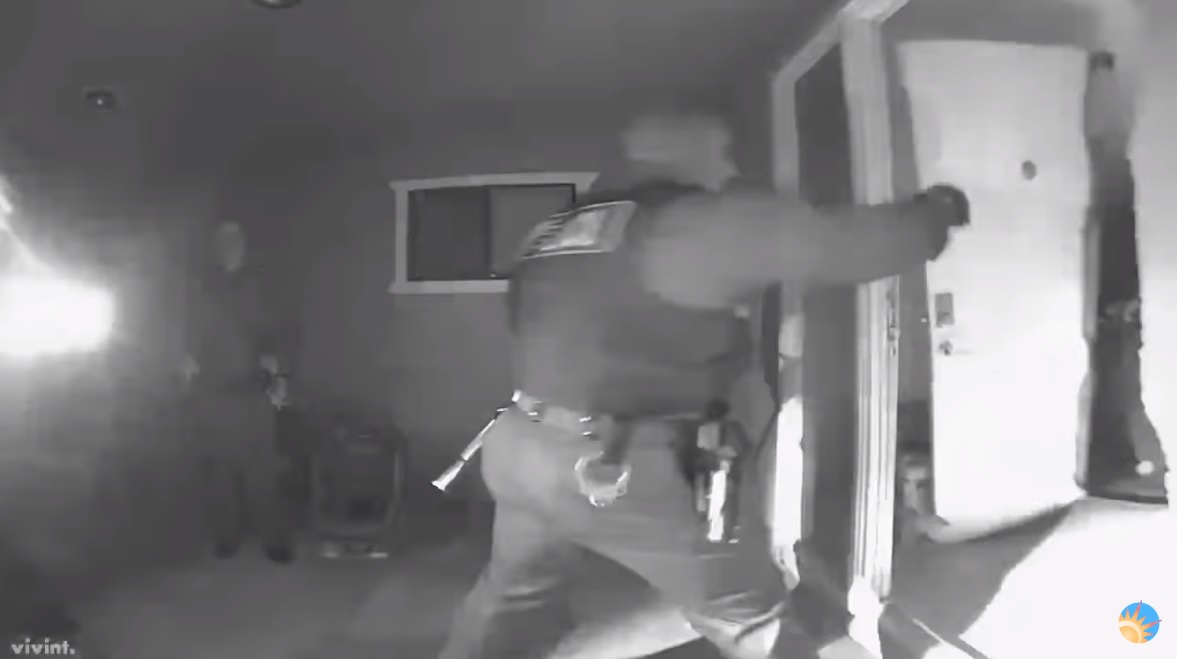 Armed SWAT team violently storms family’s home, kidnaps three children for not being vaccinated