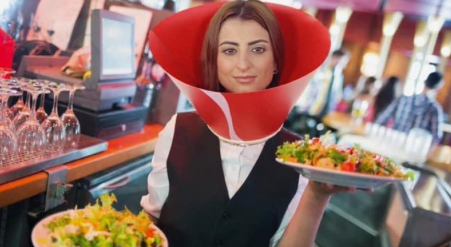 COVID HUMILIATION: Service industry workers in Maine now have to wear DOG CONES because of coronavirus