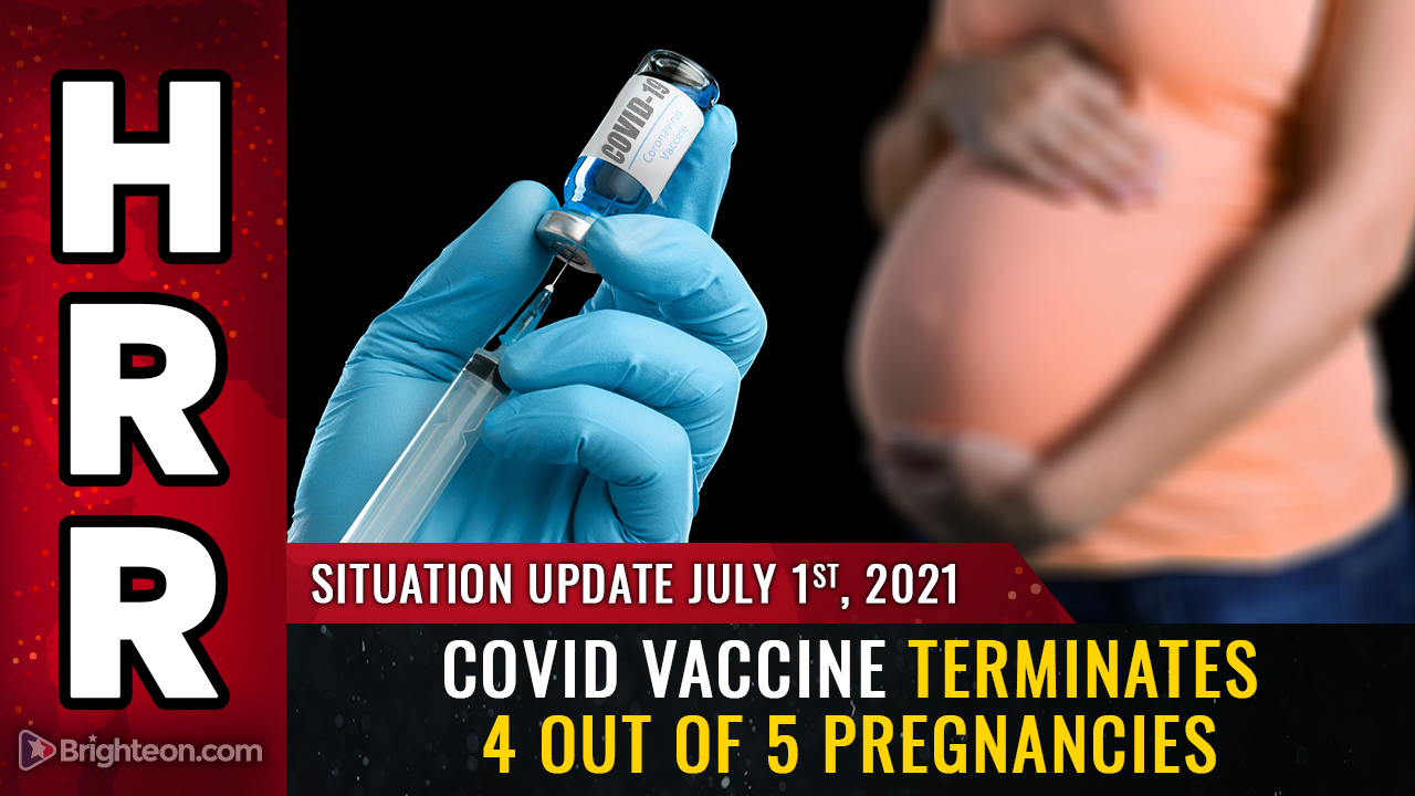 DEPOPULATION ALERT: Shocking new study reveals covid vaccine TERMINATES 4 out of 5 pregnancies via “spontaneous abortions”