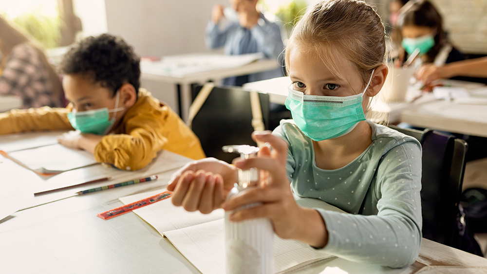 Still think it’s “science?” Elementary school requires children to wear masks when chewing, swallowing at lunchtime