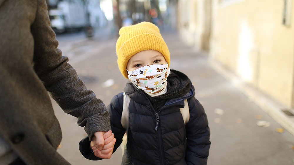 Masks purposely being forced on children to dumb them down by depriving their brains of oxygen