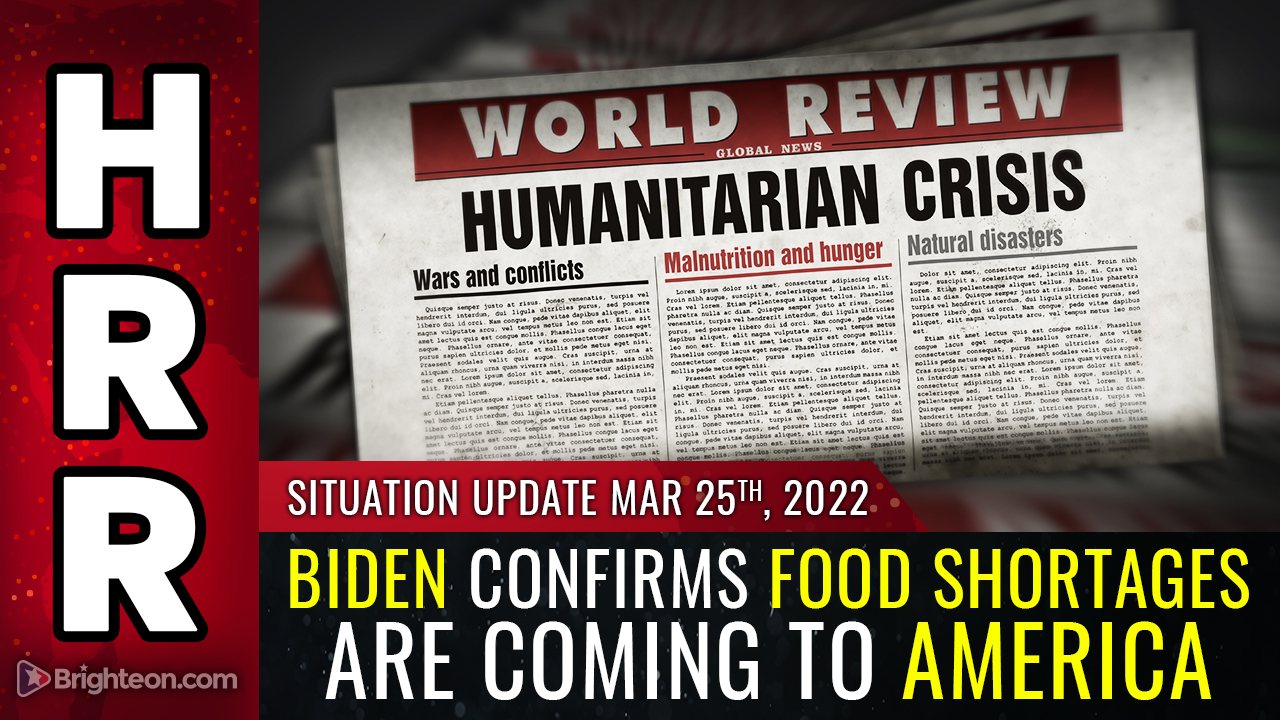 Joe Biden warns of looming food shortages coming to America as occupying regime commits economic suicide