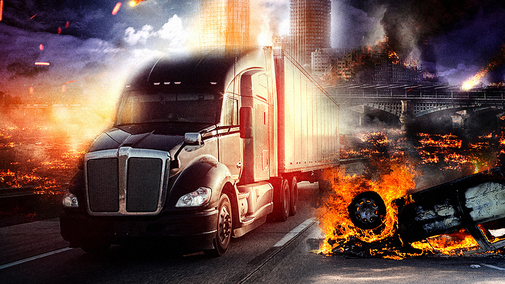 Truckers’ transportation coalition warns of “super supply chain crisis” as America’s cities may collapse into war zones: food, fuel, medical supplies could all be disrupted