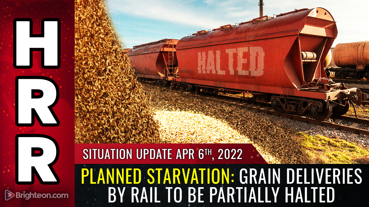 PLANNED STARVATION: Grain deliveries by rail to be partially HALTED, devastating dairy herds and meat operations nationwide