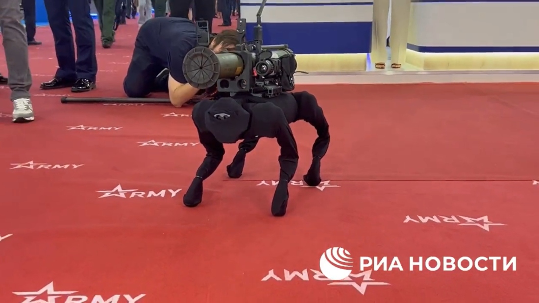 Chinese military-industrial complex flexes muscle in video featuring drone transporting an armed robodog