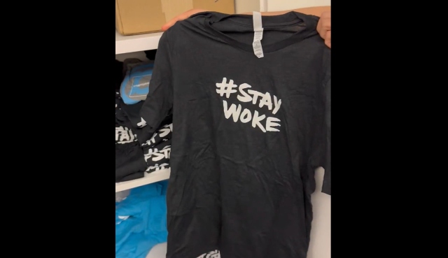 Elon Musk posts video after finding cache of t-shirts in a closet at Twitter HQ that said #StayWoke