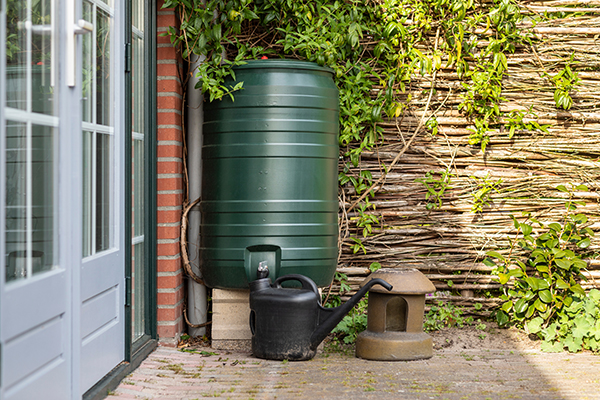  DIY prepping: How to set up a gravity-fed water system A-green-rain-barrel-to-collect-rainwater-1